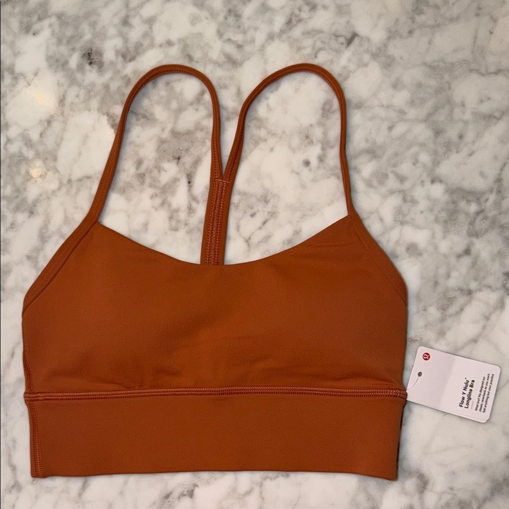 NWT LULULEMON ATHLETICA FLOW Y NULU LONGLINE BRA CNRK 2